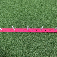 Règle de distance de putting SwingPerfect Golf, ensemble de 3 couleurs, bande flexible en PVC numérotée 35 trous, aide à l'entraînement pour le contrôle de la vitesse