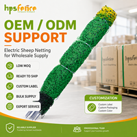 HPSFENCE ODM/OEM Clôture Électrique Portable pour Moutons, Filet de Contention Vert pour Élevage, Pâturage et Contrôle des Limites