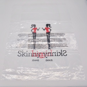 ราคาถูกย่อยสลาย Ldpe กาวแบน Polybag น้ำที่ละลายน้ำได้เป็นมิตรกับสิ่งแวดล้อมถุงพลาสติกเสื้อผ้า - Product Image 5