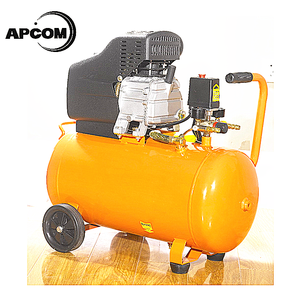 Compresor de Aire de Pistón de Accionamiento Directo APCOM, 2HP 3HP, Portátil, Tanque de 9L-100L, 8 Bar, Lubricado con Aceite, para Pintura en Aerosol y Uñas - Product Image 6