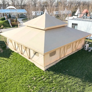 เต็นท์แกลมปิ้งสุดหรู Starwild Luxury Aman Safari พร้อมห้องน้ำในตัว สำหรับรีสอร์ทและโรงแรมกลางแจ้งที่ปรับแต่งได้ - Product Image 1