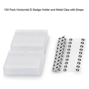 Porta Identificaciones de Plástico Transparente Impermeable con Clip Metálico, Regalo Empresarial y Promocional - Product Image 6