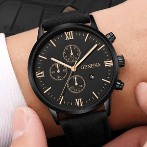 Reloj Deportivo Analógico <span class=keywords><strong>de</strong></span> Cuarzo para Hombre, Estilo <span class=keywords><strong>Ginebra</strong></span>, con Caja <span class=keywords><strong>de</strong></span> Aleación Antigua, Correa <span class=keywords><strong>de</strong></span> Cuero Sintético, Esfera <span class=keywords><strong>de</strong></span> Cristal <span class=keywords><strong>de</strong></span> Lujo, Correa <span class=keywords><strong>de</strong></span> 20 mm - Product Image 6