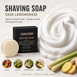 Savon de rasage doux pour hommes crème hydratante naturelle avec marque privée vente en gros - Product Image 1