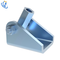 Connecteur de base de support sismique en acier au carbone électrogalvanisé robuste pour tuyau, support anti-oscillation, fileté M10/M12