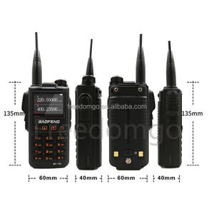 Talkie-walkie analogique portable VHF/UHF double bande BF-18L, puissance de sortie 5W, 999 canaux, anglais, résistant à l'eau IPX-1 - Product Image 6