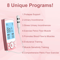 Stimulateur automatique des exercices de Kegel pour l'incontinence (avec sonde) pour femmes, et appareil d'exercice du plancher pelvien utilisant la technologie EMS