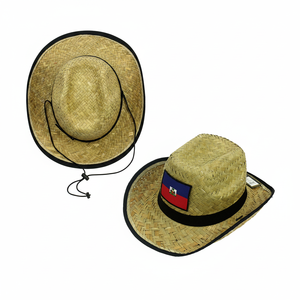 12.5 \ "x14 \" cappello di paglia Haiti 72 pz/cartone per gilet da esterno - Product Image 2