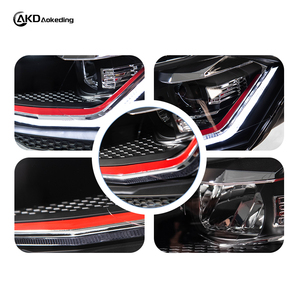 Faro Delantero para Automóvil, Estilo Polo, Lente de Proyector LED, 2017-2021, Vento <span class=keywords><strong>Virtus</strong></span>, Señal Dinámica DRL, Accesorio Automotriz - Product Image 5
