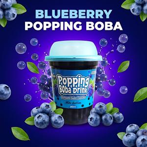 Vaso de Jugo de Boba de Arándanos con Pajita Incluida, 280 ml, ¡Gran Venta! |   <span class=keywords><strong>Bebida</strong></span> de Burbujas RTD Probada en Supermercados, Precio de Fábrica al por Mayor - Product Image 3