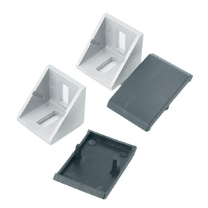 Supports d'angle en alliage d'aluminium industriel 2030/40, accessoires de fixation à angle droit, raccords d'angle 4040 pour profilés - Product Image 5