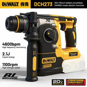 <span class=keywords><strong>Martello</strong></span> Rotativo a Batteria <span class=keywords><strong>DEWALT</strong></span> XR Brushless con Motore ad Alta Potenza e Mandrino SDS-Plus per Lavori Pesanti su Calcestruzzo - Product Image 6