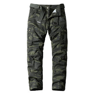 Wholesale Camo <strong>Cargo</strong> Trackpants Cotton Multi Pockets Loose Fit Distress Effect Jogger Sweat Trackpants Camo <strong>Cargo</strong> <strong>Pants</strong> Men - Product Image 4