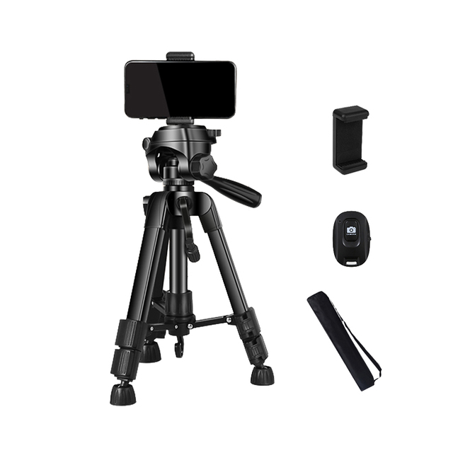 60cm Desk Tripod Stand Aluminum Camera Phone Tripod Mini Stand Photo Video Studio Stands Vlog Selfie Tripods