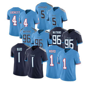 Nouveau Maillot de Football Américain Brodé en Gros 2025 – Modèles 1 Cameron Ward, 8 Will <span class=keywords><strong>Levis</strong></span>, 10 Hopkins – Chemises de Sport Pas Chères - Product Image 2