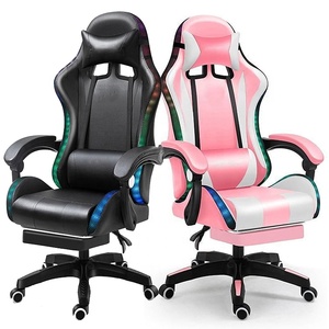 2025 personnalisé Anji <span class=keywords><strong>pas</strong></span> <span class=keywords><strong>cher</strong></span> <span class=keywords><strong>rose</strong></span> inclinable haut-parleur Massage Silla <span class=keywords><strong>Gamer</strong></span> course ordinateur jeu <span class=keywords><strong>chaise</strong></span> <span class=keywords><strong>chaise</strong></span> de jeu avec repose-pieds - Product Image 1