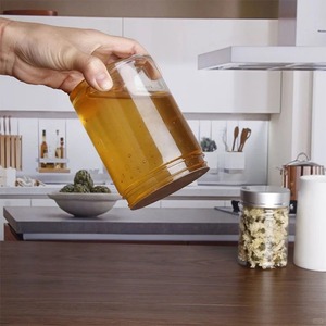 Hộp nhựa PET trong suốt tùy chỉnh có nắp dễ mở, dung tích 400ml, dùng để đựng thực phẩm, mỹ phẩm, cũng có thể dùng để đựng kẹo. - Product Image 6