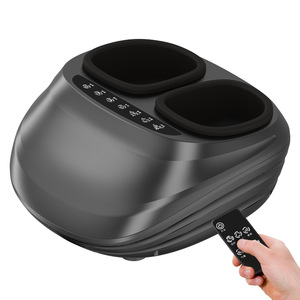 Foot Massager Full Coverage Electric Airbag Heat Therapy For Feet And Legs With <b>Remote</b> Control <b>Plug</b> In 110V 240V - Product Image 1