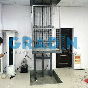 <span class=keywords><strong>Mini</strong></span> elevador de carga eléctrico montado en la pared Mesa elevadora de mercancías pequeñas para fábrica de almacén - Product Image 4