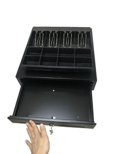 Прямо от производителя черный 5 банкнот 8 монет съемный денежный лоток ручной денежный ящик для POS-машины - Product Image 4