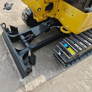 Mini-excavatrice sur chenilles CAT301.7 d'occasion, 2 tonnes, godet de 0,04 m³, marque japonaise d'origine, petite excavatrice de chantier, faible nombre d'heures, bon état - Product Image 5