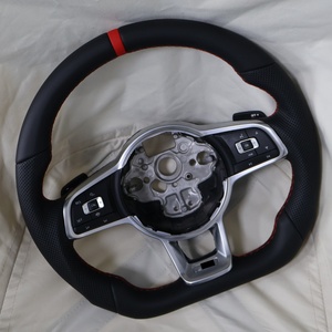 พวงมาลัยพื้นแบนสำหรับ MK7 7R 7.5R 6R MK5 MK7.<span class=keywords><strong>5</strong></span> R7 MK4 R line <span class=keywords><strong>MK</strong></span> 6 4 <span class=keywords><strong>5</strong></span> <span class=keywords><strong>Jetta</strong></span> Amarok - Product Image 3