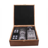 Prix d'usine, divers ensembles cadeaux de verres à whisky de luxe, ensemble de pierres à whisky, verre à vin, carafe
