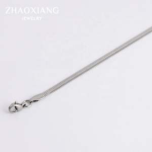 โรงงานผลิตโซ่แบบงู ราคาโรงงาน โซ่สแตนเลส อุปกรณ์ตกแต่งเครื่องประดับ ขายส่ง ขายดี เครื่องประดับ - Product Image 2