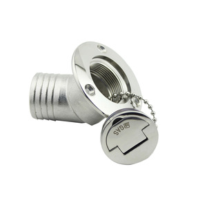 Tapa de Combustible de Acero Inoxidable RICHWITS con Cubierta Abatible de 45 Grados para Puerto de Gasolina de Barco - Product Image 2