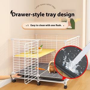 <span class=keywords><strong>Cage</strong></span> domestique double couche extra-large automatique pour le nettoyage du fumier de porc <span class=keywords><strong>nain</strong></span> hollandais, intérieur spécial à deux couches - Product Image 4