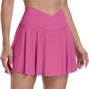 Kunden spezifische schnell trocknende atmungsaktive Spandex/Polyester Tennis Kleid und Rock Sets für Frauen Outdoor Sport OEM Tennis Wear - Product Image 1