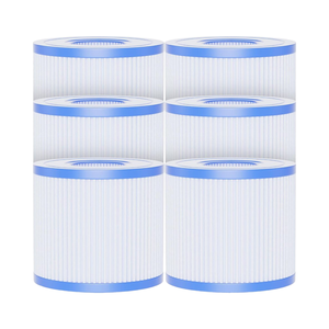 AGS 6-Pack Compatible <span class=keywords><strong>Filtro</strong></span> de <span class=keywords><strong>piscina</strong></span> sobre el suelo 3 3/4 "X 4 <span class=keywords><strong>1</strong></span>/4" <span class=keywords><strong>Cartucho</strong></span> de plástico <span class=keywords><strong>Tipo</strong></span> D Modelo - Product Image 1