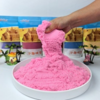 Çocuklar için Kurmayan, Yeniden Kullanılabilir, Eğitici, Güvenli, Yumuşak Oyun Kumu, Özel Renkler, 25kg/torba Ambalaj, CE CPC Sertifikalı Fabrika