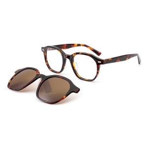 New Fashion UV400 Cat Eye Full Rim Light Weight Anti-Radiation Comfortable Clip-On Sunglasses - Product Image 2