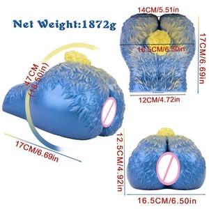 GEEBA Fantasy Sheep Animal Buttock Male Masturbator Pocket Pussy Soft Vagina Artificial Vagina <b>for</b> <b>Men</b> Masturbate Sex <b>Toy</b> - Product Image 6