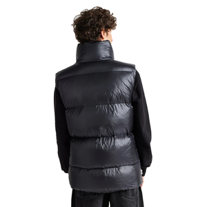 خدمة OEM الشتاء للرجال سترة خفيفة للغاية أسفل سترة جيليه الوقوف طوق لامعة قليلا أسفل معطف - Product Image 3