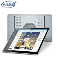 PC industriel à écran tactile capacitif multi-touch de 17 pouces, entièrement laminé, robuste, Intel Gen I5 4300U, 2 COM RS232/485 pour salle de contrôle