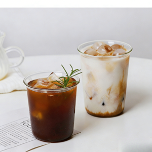 Tazza in Vetro Borosilicato di Alta Qualità MIXWARES - Bicchiere Resistente al Calore con Bordo Largo per Latte e Bevande Fredde, Casa e Caffè - Product Image 6