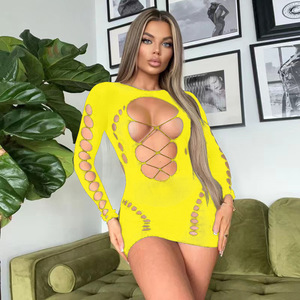Einheitsgröße Damen Heiße Transparente Reizwäsche Günstigste Verführerische Sexy Lingerie Bodysuits für Frauen Nachtwäsche - Product Image 5