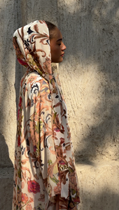 Elegant Open Kimono Cardigan Dubai <b>Kaftan</b> for Eid & Spring Vacation bloom Print Abaya - Product Image 2