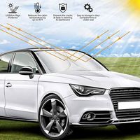 Pare-soleil de voiture de pare-brise avant pliable personnalisé pour les rayons UV et la protection contre la chaleur du soleil pare-soleil de voiture