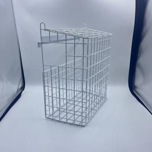 Cage de lettre de panier de porte de boîte aux lettres de maille en métal/couleur blanche - Product Image 3