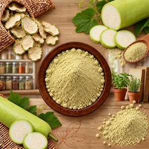Polvo de Calabaza Seca Natural, Grado Alimenticio, Ingrediente Vegetal para Bebidas, Alimentos Herbales Botánicos y Formulaciones Nutricionales - Product Image 3