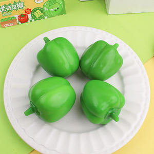 Juguete Antiestrés de Pimiento Verde y Rojo Realista y Creativo, de TPR, para Niños y Adultos, para un Momento Relajante - Product Image 3