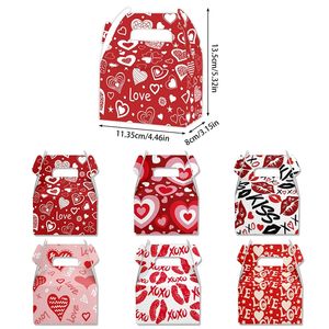 New Valentine's Day Decorative Props Handheld <b>Paper</b> Boxes For Candies Snacks <b>Party</b> Supplies - Product Image 1