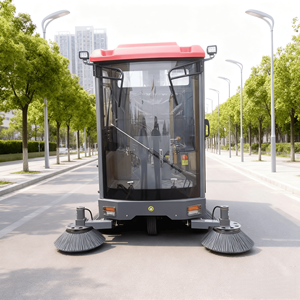 Meilleur prix : Balayeuse électrique 48 V pour sols en béton, neuve, machine de dépôt pour le nettoyage et le lavage des sols - Product Image 4