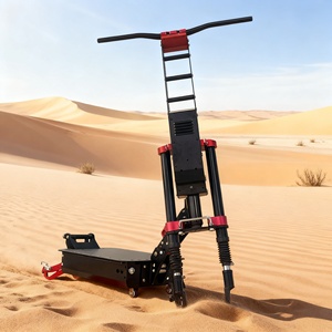 Support de cadre de scooter électrique avec ouverture de 150 mm, compatible avec batterie 40-100 Ah, pneu de 13/14 pouces avec fenêtre de refroidissement, fourche avant hydraulique - Product Image 1
