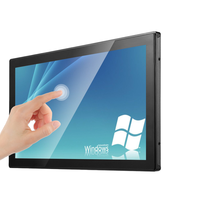Nuevo Monitor Táctil LCD/LED Industrial IPS Capacitivo Integrado de 21.5 Pulgadas, Negro, Sistemas Android Linux, Metal, RoHS