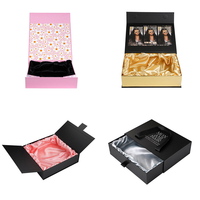 Boîte cadeau rigide en papier personnalisée, pliable, à fermeture magnétique, doublée d'éponge recyclable, à faible MOQ, best-seller, avec poignée