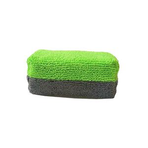 Tampon applicateur économiseur de revêtement en céramique microfibre avec barrière en plastique petit tampon éponge bloc de qualité supérieure pour les soins de voiture <span class=keywords><strong>Auto</strong></span> Detailing - Product Image 1